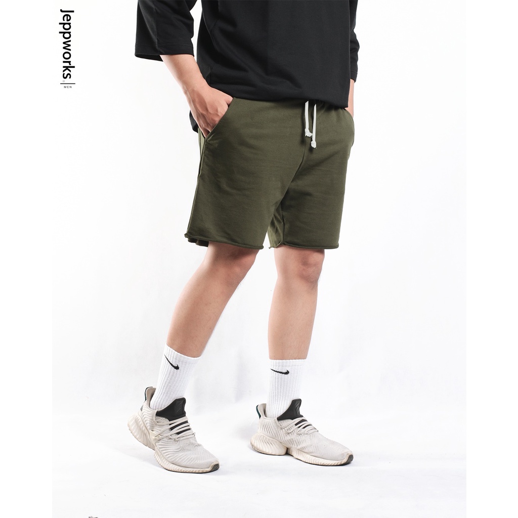 Jeppworks Celana Pendek Terry Army Green - Image 2