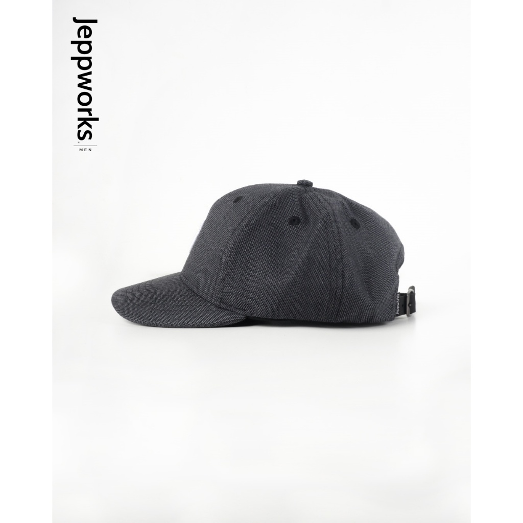 Jeppworks Box Wool Cap Embroidery - Navy