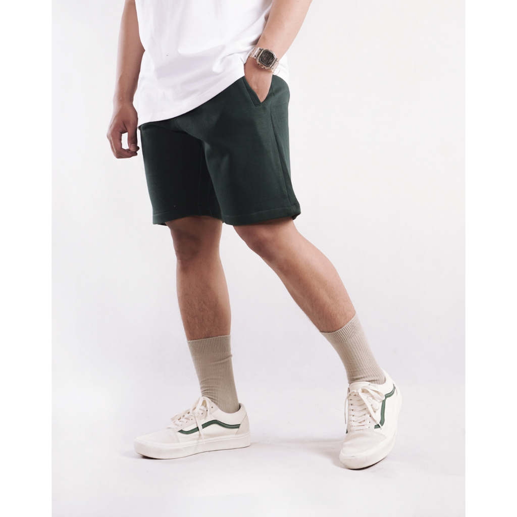 Jeppworks Celana Pendek Comfy Fleece Hijau Botol - Image 2