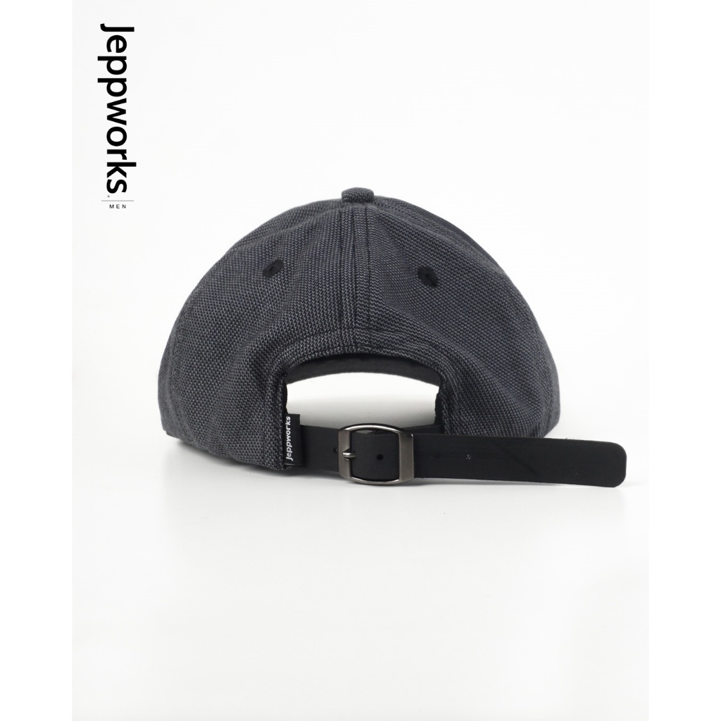 Jeppworks Box Wool Cap Embroidery - Navy - Image 4