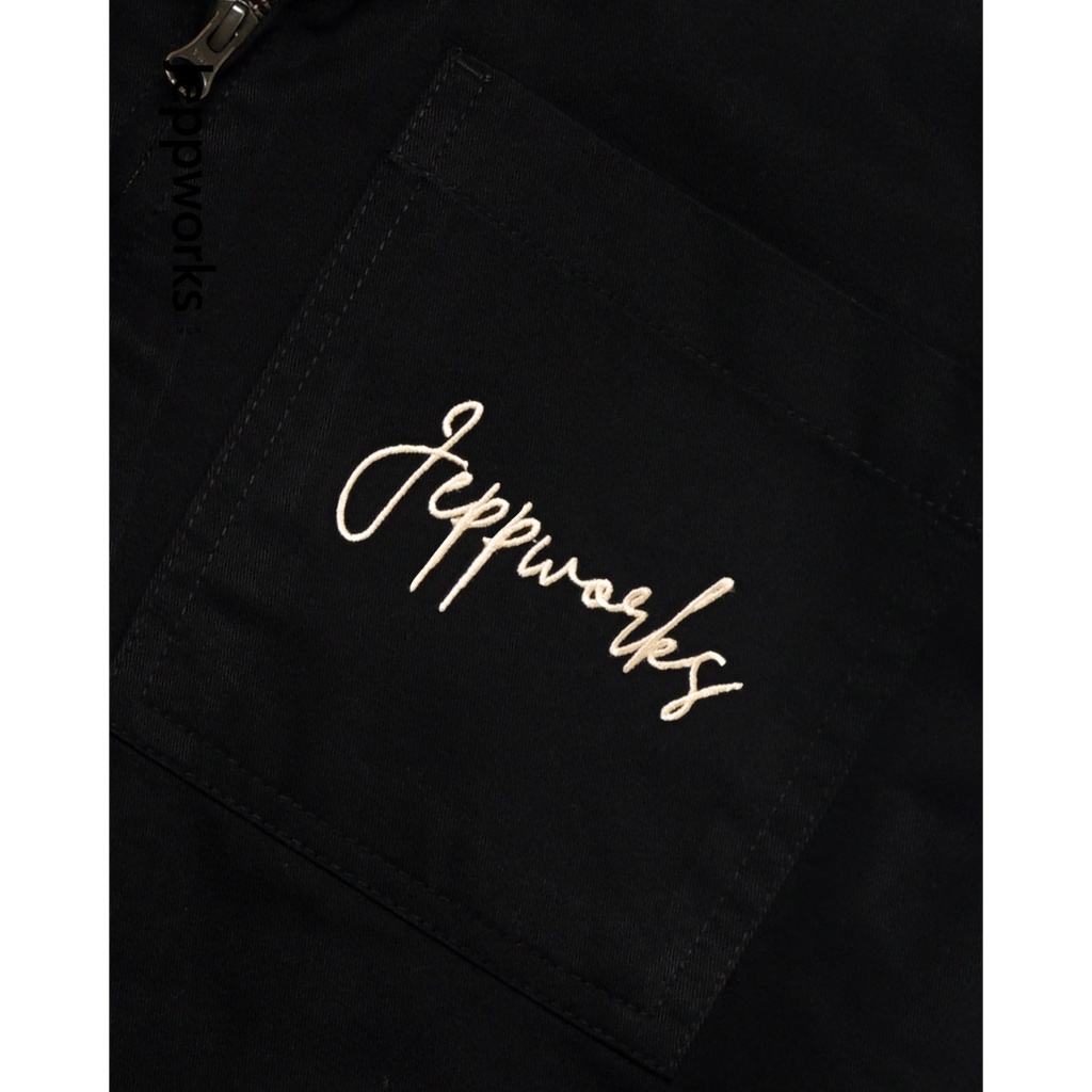 Jeppworks Motion Dual Zip Work Jacket Boxy - Black - Image 8