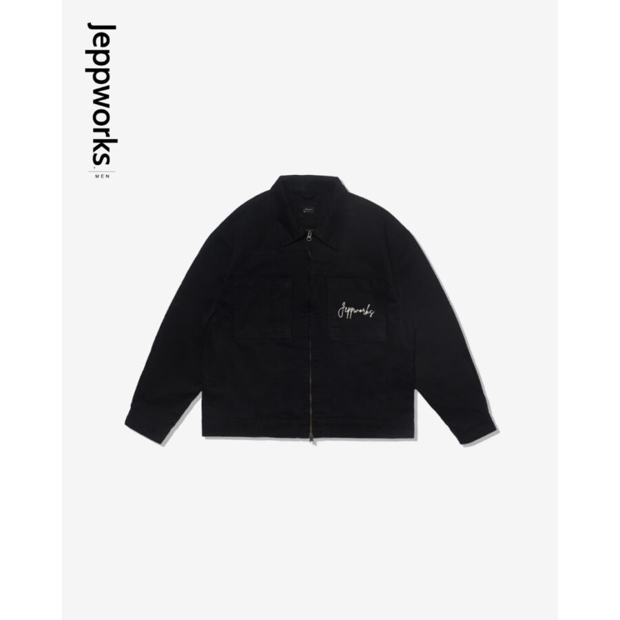 Jeppworks Motion Dual Zip Work Jacket Boxy - Black
