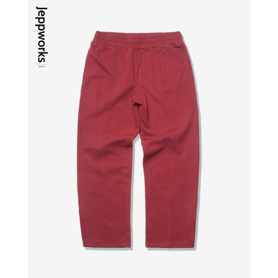Jeppworks Comfy Baggy Pants Halfzip Embroidery - Heart Red