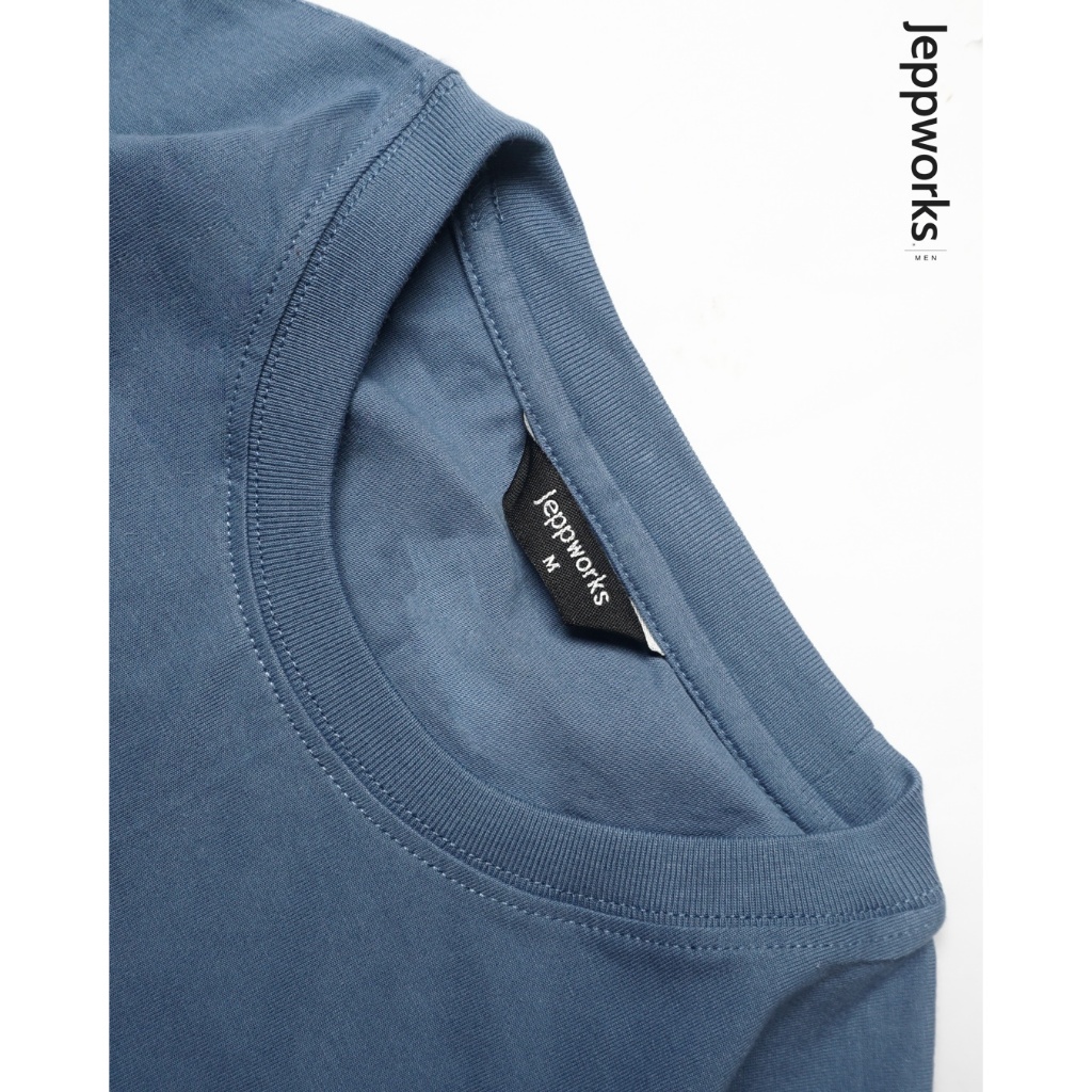 Jeppworks Oversize Pocket Tee - Steel Blue - Image 3