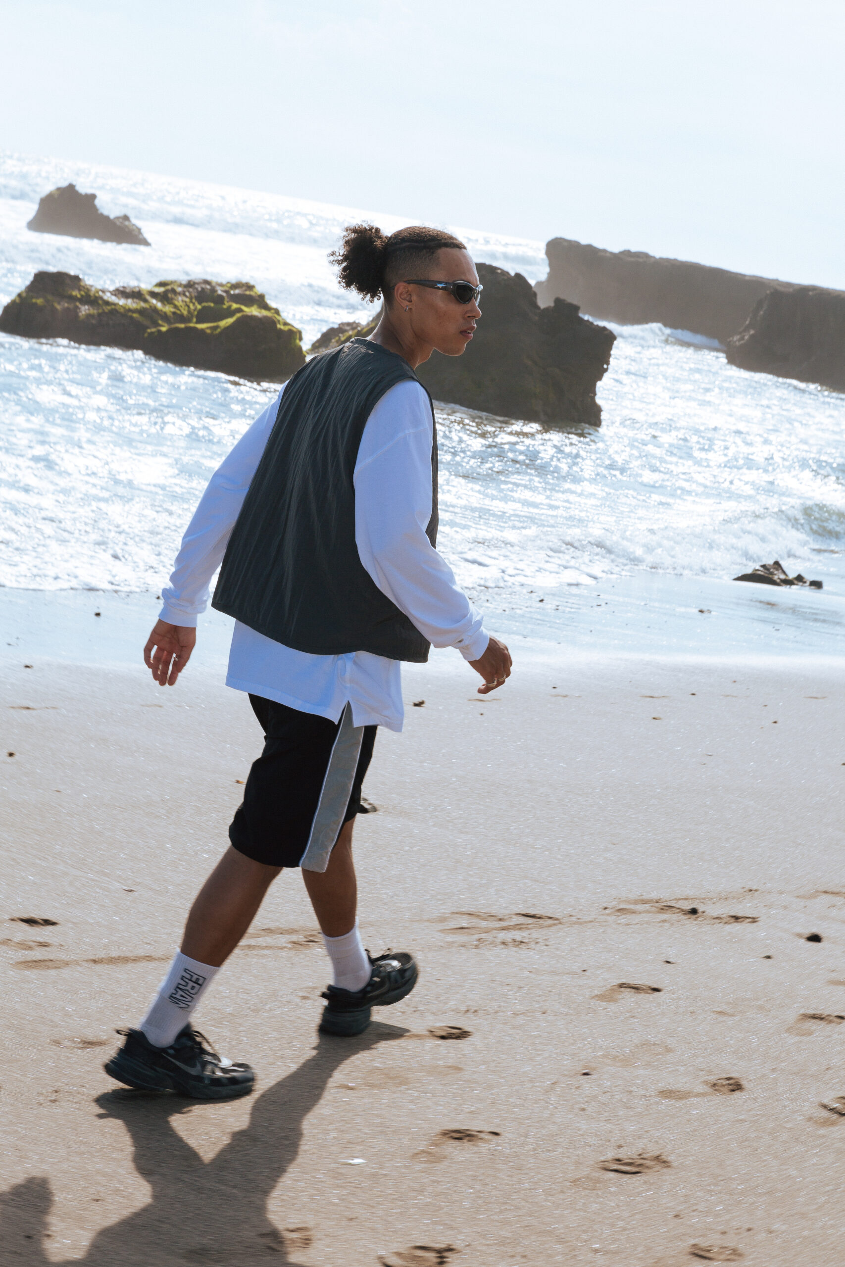 FITCH STUDIO | Crinkle Utility Vest V.1 | Stone Grey - Image 6
