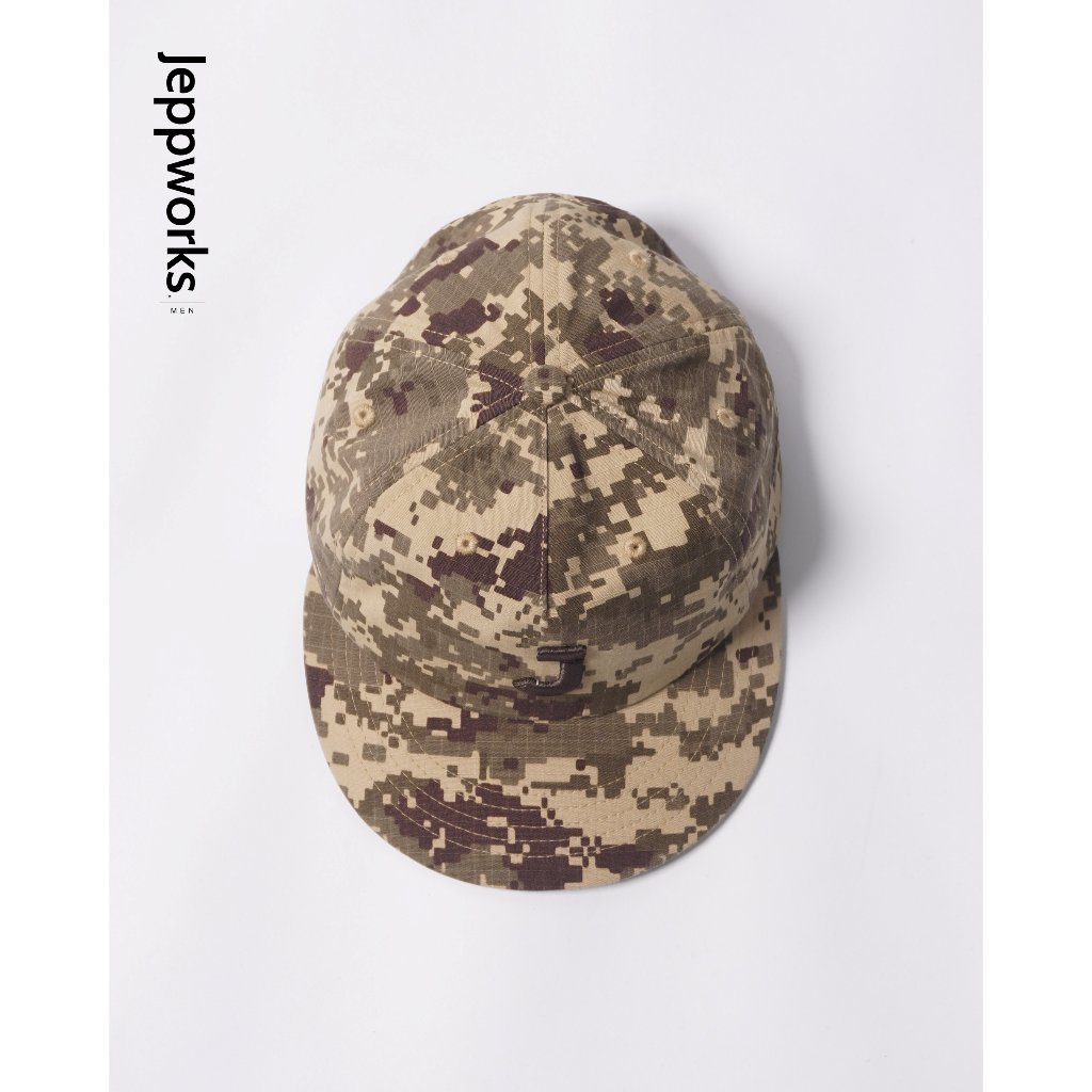 Jeppworks Monogram Box Cap Embroidery - Camo/Army - Image 4