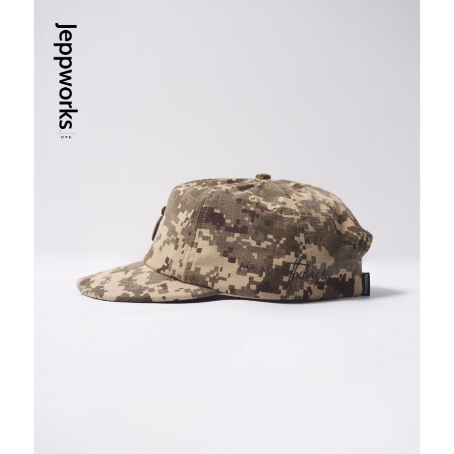 Jeppworks Monogram Box Cap  Embroidery - Camo/Army
